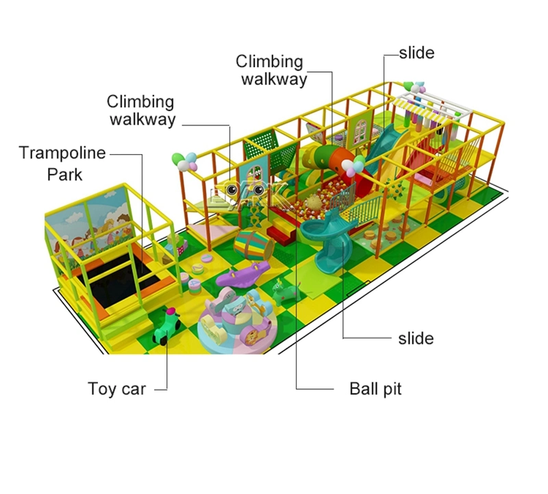 Fec Indoor Playground Softplay Ball Pool 15 Square Meter 500*300 Cm Ball Poll Soft Play Indoor for Kids for Indoor