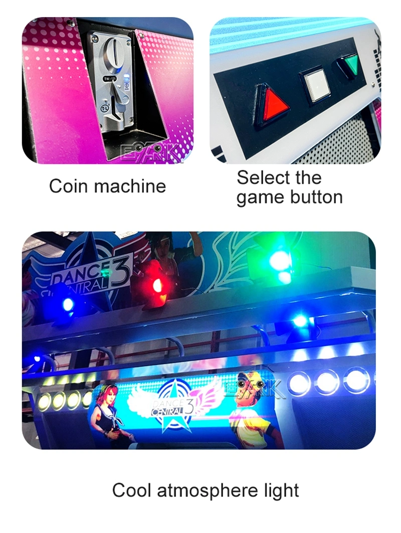 55" Dance Central 3 Coin Operated Games Dance Revolution Arcade Machine Dance Machines