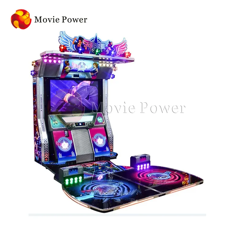 Модная машина для видеоигр, аркадная игровая станция, танцевальная игровая машина