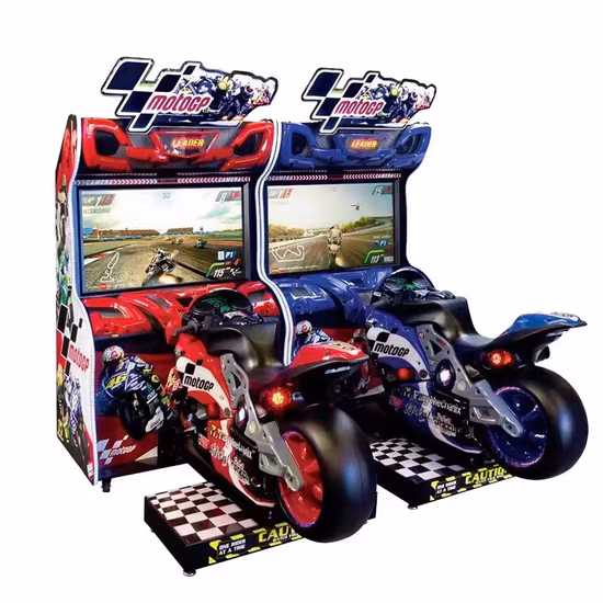 Игровой автомат-симулятор с монетоприемником, игровой автомат для гонок на автомобилях